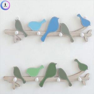 (블루) b08 참새 옷걸이 후크/옷걸이/행거/자석고리/벽행거/도어행거/다용도걸이/벽인테리어/현관선반/디자
