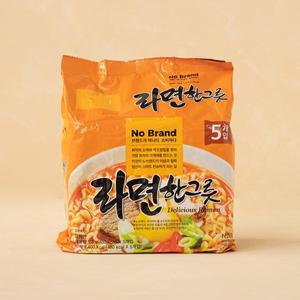 [노브랜드] 라면 한 그릇 115gx5봉입