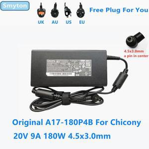 MSI GF75 노트북 전원 공급 장치 용 새 Chicony A17-180P4B 20V 9A 180W 4.5x3.0mm 어댑터 충전기