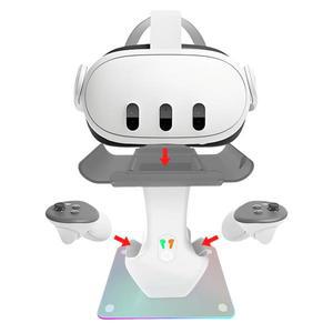 수직 충전 스탠드 메타 퀘스트 3 VR 헤드셋 컨트롤러용 고속 스테이션 독 액세서리