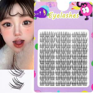 90duo 걸 그룹 아이 네이처 3 부작 인조 속눈썹 부드럽고 가벼운 DIY 속눈썹 단일 클러스터