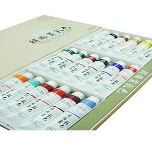 신한튜브 18색 20ml 동양화 채색 물감/미술용품/서예용품