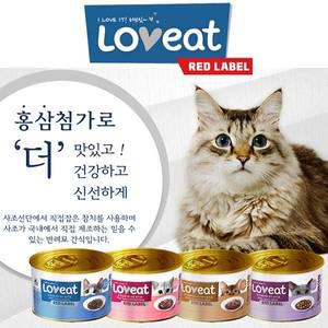 사조 러브잇 레드라벨 4종 혼합 160g×24개