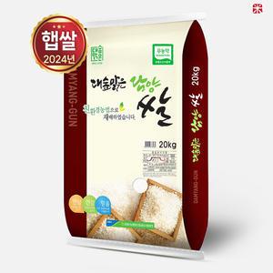 24년 햅쌀 담양군농협 무농약쌀 20kg / 당일도정(상등급) 단일품종 ㅣ 친환경 우렁이농법