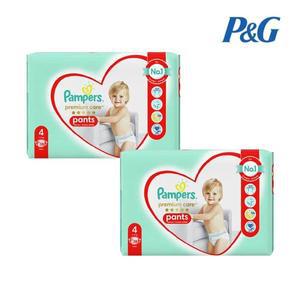 [팸퍼스]유럽산 팸퍼스 프리미엄케어 팬티형 기저귀  4단계_2팩(76p) pampers 바우처