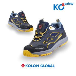 코오롱글로벌 KG-410 4인치 경량 논슬립 통풍 공용 발편한 가벼운 와이드토캡 안전화