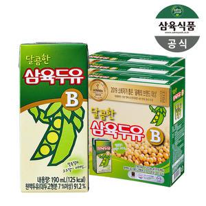 삼육 달콤한 삼육두유B 190ml 48팩