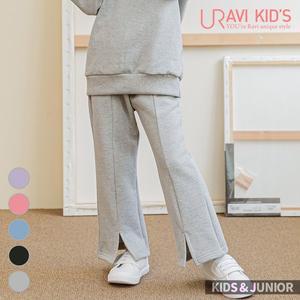 [유라비] 키즈&주니어 아동복 바지 남아 여아 유아 공용 면바지 긴바지 슬릿 부츠컷 팬츠_AS902