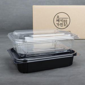 사각 용기 IP-212 투명 1box (600ea) AA 일회용