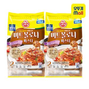 오뚜기 미트볼로냐파스타 2인분 646g 2개