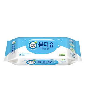 깨끗한나라 페퍼민트 블루 휴대용 물티슈 10매
