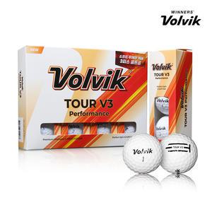 [골프선물세트 1+1][볼빅정품] 투어 V3 퍼포먼스 우레탄 골프공 3피스