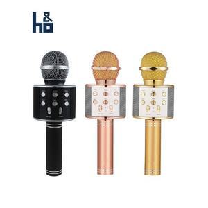 블루투스 마이크 애이치앤오 휴대용 무선 마이크 색상랜덤 홈파티 노래방 노래 연습 용품