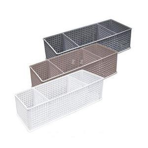 칸칸 바스켓-중 약30x12.4x8.3cm 칸막이 분리가능 블럭형 다용도바 구니 스켓 수납정리함