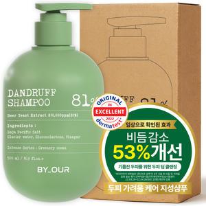 바이아우어 맥주효모 81만PPM 비듬 지성 탈모 샴푸 500ml