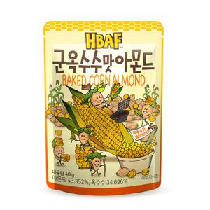 HBAF 바프 아몬드 군옥수수맛 40g