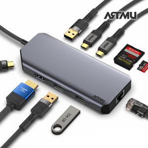 USB C타입 10in1 4K 60hz Gen2 10Gbps 멀티 허브 MH420
