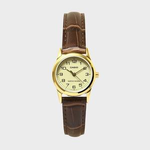 CASIO 카시오 LTP-V001GL-9B 여성 가죽밴드 심플 손목시계
