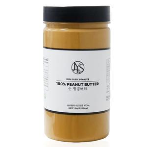 순 땅콩버터 크리미 1.5kg X 1개 무첨가 100% 피넛버터 대용량 잼