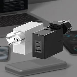 USB PD 100W 여행용 접지 멀티 초고속충전기 GT110