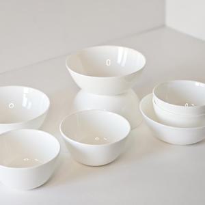 mono white 백지 그릇세트 공기대접8p 밥그릇 국그릇 모던주방