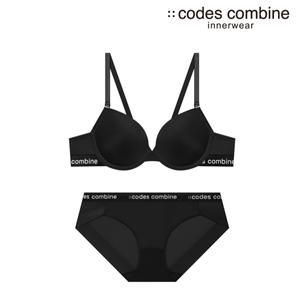 [코데즈컴바인이너웨어](강남점)블랙 브라세트(CEWBR161BK+CEWBP161BK)