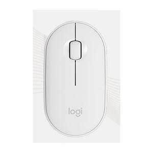 로지텍 Pebble 무선 블루투스 마우스 M350S 도브 화이트/병행/박스제품/