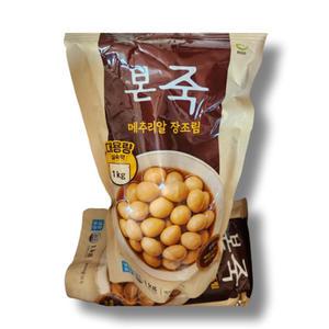 본죽 대용량 냉장 메추리알 장조림 1kg 2팩