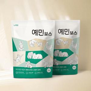 [기타]부드러운 벤토나이트 6kg 2개입 예민보스 고양이모래 야옹섬