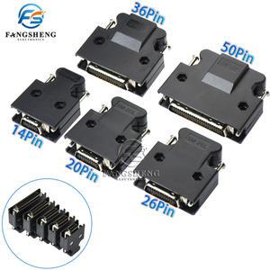 SCSI MDR 수 커넥터 HP호환CN 14 20 26 36 50 핀 소켓 커넥터 서보 리셉터클 헤더 접촉 와이어 솔더 1 개 5