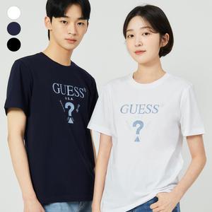 [ON] 유니 레귤러핏 데님라이크 로고 반팔티 NP2KE405