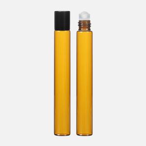블랙 뚜껑 브라운 10ml 롤온 향수용기 공병 스프레이 향수병 유리 DIY