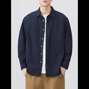 옥스포드 셔츠 와이 봄 여름 남방 남자 남성 Hi Panda T704 2025년 긴팔 일상용 면 국산 상의
