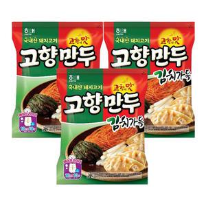 해태 고향만두 김치가득, 810g, 3개