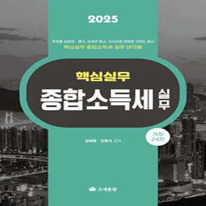 2025 핵심실무 종합소득세실무