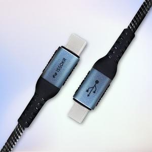 이쏘코리아 100W C to 고속 충전 케이블 50cm USB 타입 데이터 전송 내구성