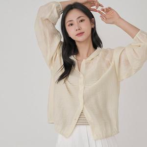 [공구우먼] [제작] 데뉴 루즈핏 후드 블라우스 81022 빅사이즈여성의류