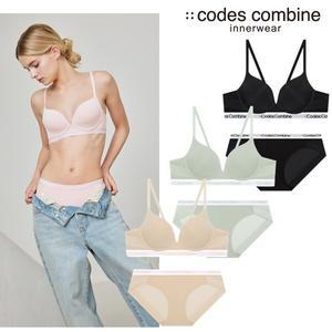 코데즈컴바인이너웨어 153 더블윙베이직 노와이어 여성세트(CDWBR153+BP153)4종택1