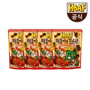 [HBAF] 바프 떡볶이맛 김스낵 40g X 4봉 세트