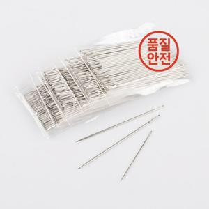 액세서리 큰긴 강철 바늘 구멍 바느질 홈 손 세트 패치 자수 25 개
