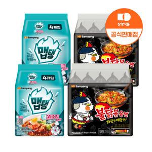 [삼양식품] NEW 맵탱 쿨스파이시 비빔면 8입 + 불닭볶음면 10입