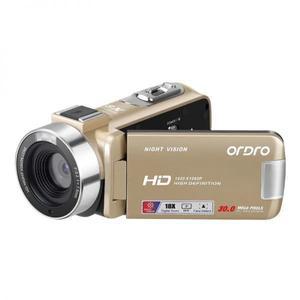 레트로캠코더 빈티지 카메라 비디오 Ordro HD 캠코더 18X 디지털 줌 1080P 적외선 야간 투시경 저렴한 가정