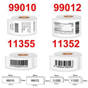 Dymo 라벨용 99012 감열지 스티커 99012 라벨 롤 주소 스티커 Dymo 라벨 450 450 터보용 36mm x 89mm