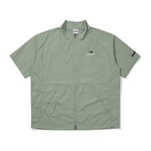 [디아도라] 컴피 반팔 풀집업 자켓 KHAKI D5221LWT52-KAL