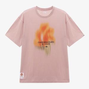 노스페이스반팔티 VQJ NT7UR09M 플라워 스프레이 반팔 라운드티
