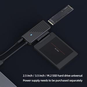 USB3.0-SATA 어댑터 케이블 5Gbps 2.5/3.5 인치 SSD 하드 디스크 M.2 NGFF 솔리드 스테이트 변환기 NVME fo