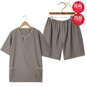 FINETREE 찜질방옷 헬스단체복 찜질복세트 환자검진복