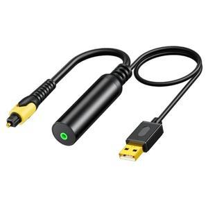 USB to SPDIF 출력 어댑터 PC 노트북 용 광학 사운드 3.5mm
