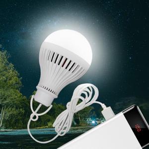 LED 휴대용 랜턴 야외 캠핑 램프, USB 미니 전구, 밝은 손전등, 파워 뱅크 충전, 책 독서 야간 조명, 1 개,