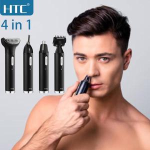 Htc 남여공용공용 충전식 수염 트리머  코 및 귀 트리머  눈썹 트리머  전기 면도기  콧수염 트리머  바디